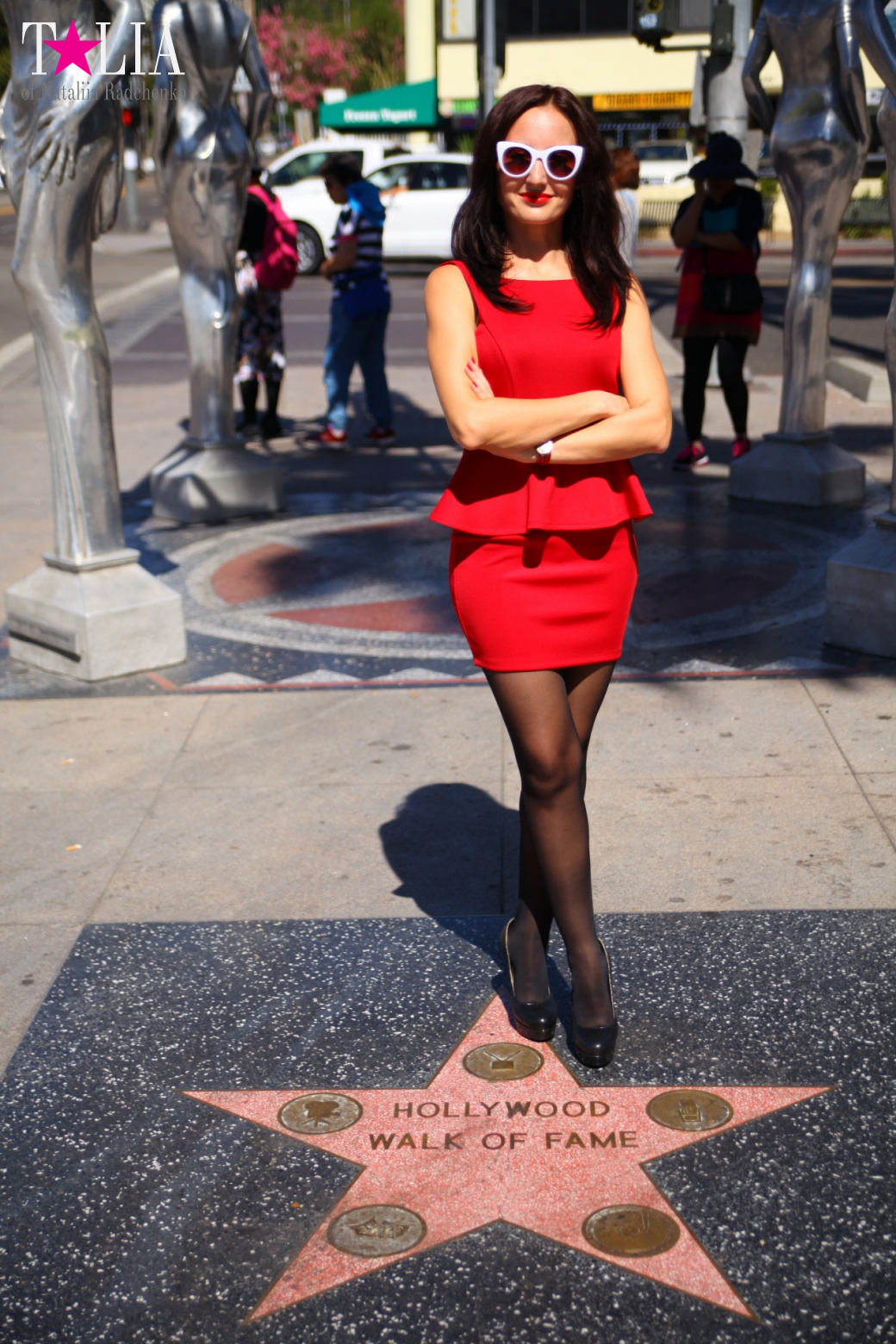 Hollywood Walk of Fame + "Four Ladies of Hollywood"